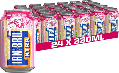 Barr IRN-BRU Raspberry Ripple 330ml - Case of 24 - UK