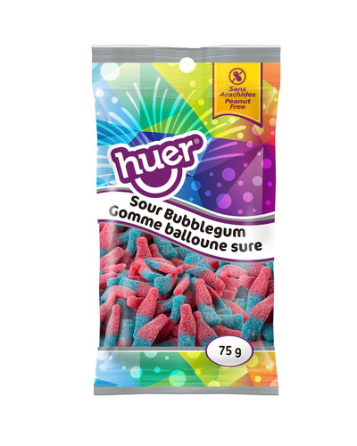 Huer Sour Bubblegum 75g - Case of 12