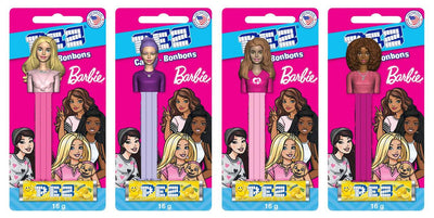 Pez Barbie Candy & Dispenser - Case of 12