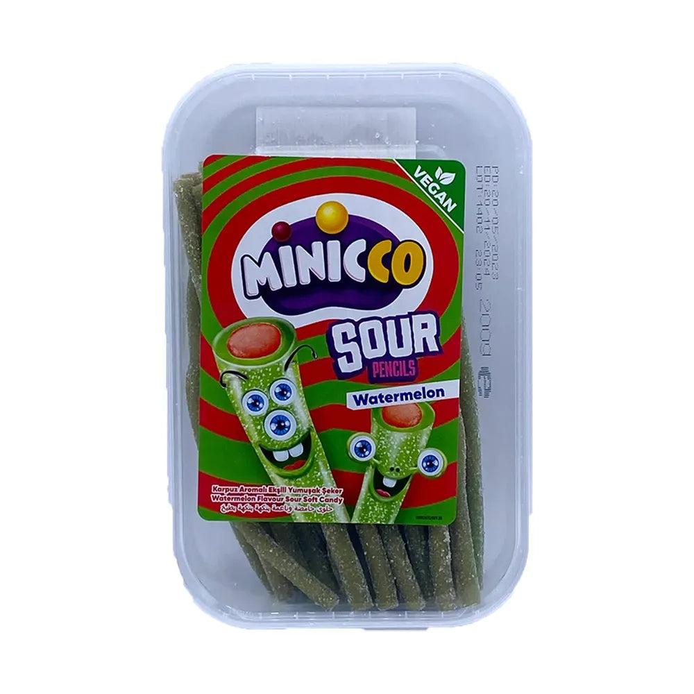 Minicco Watermelon Filled Pencils 100g