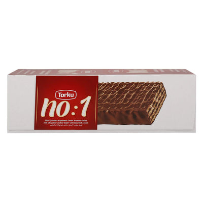 Torku No: 1 Milk Chocolate with Hazelnut Cream Wafers - 24ct