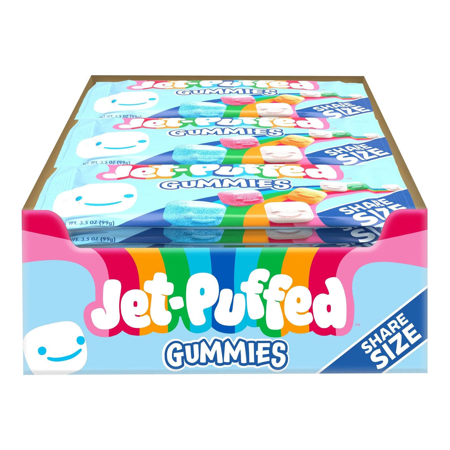 Jet Puffed Gummies Share Size 99g - 12ct