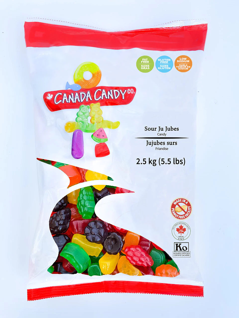 Canada Candy Sour Ju Jubes 2.5kg