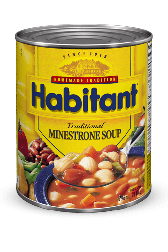 Habitant Traditional Minestrone Soup 796ml - Case of 12