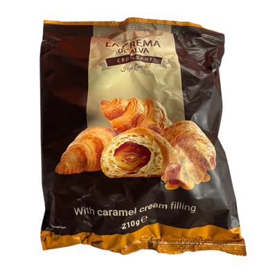 La Crema de Alva Caramel Cream Croissant 210g - Case of 12