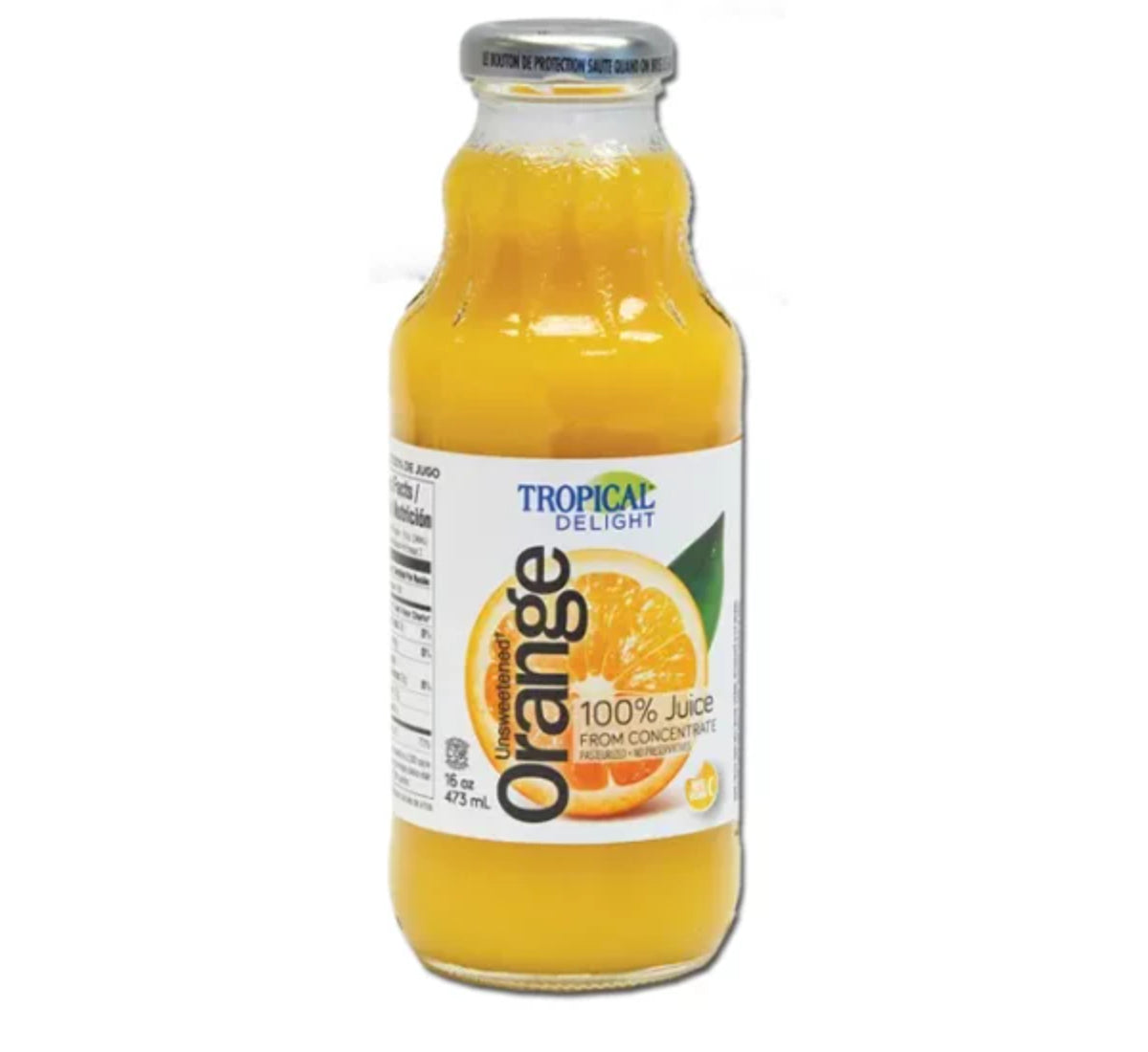 Tropical Delight Orange Juice 473ml (12 pack)