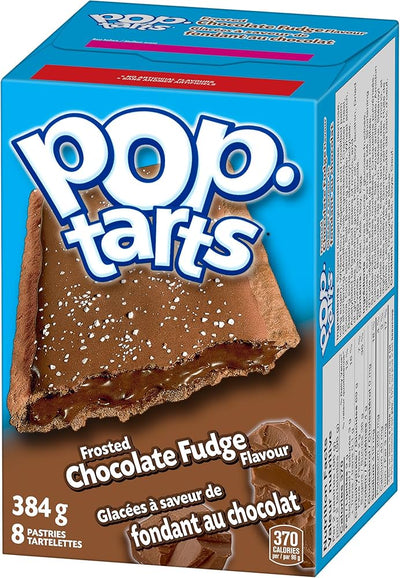 Pop Tarts Frosted Chocolate Fudge 384g - Box of 8 Pastries