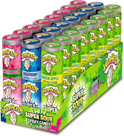 Warheads Super Sour Spray Candy 20ml (Case of 24)