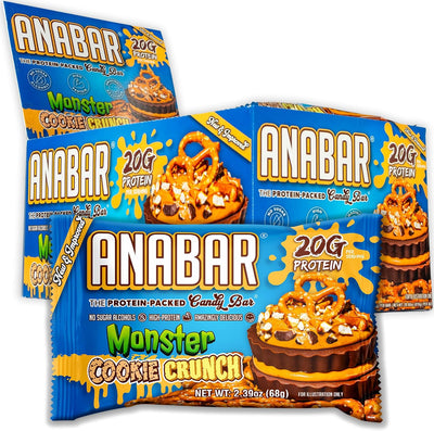 Anabar Protein Bar Monster Cookie Crunch 68g - Box of 12