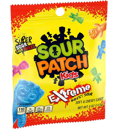 Sour Patch Kids Extreme Bag 113g - Case Of 12