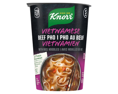 Knorr Vietnamese Beef Pho Rice Noodle Cup 60g - Case of 8