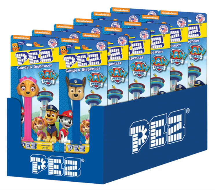 Pez Candy & Dispenser Paw Patrol - Case of 12