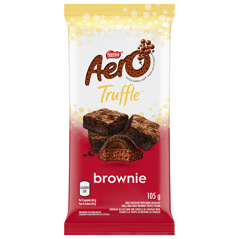 Aero Truffle Brownie Chocolate 105g - Case of 15