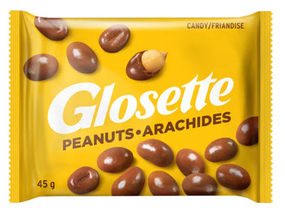 Glosette Peanuts Bar 45g - 18ct