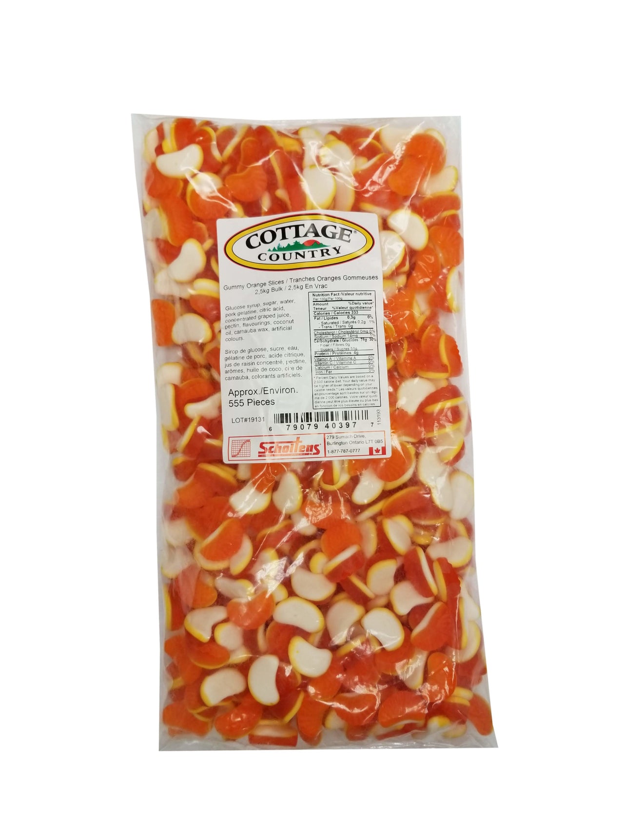 Cottage Country Orange Slices 2.5kg