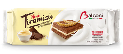 Balconi Mini Tiramisu 300g - Case of 15