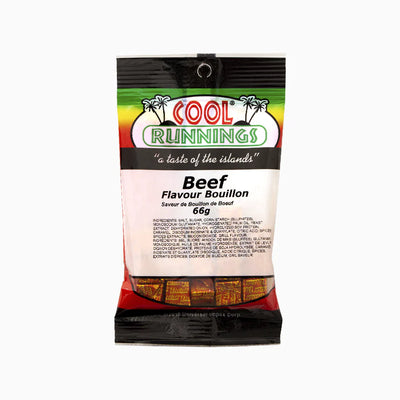 Cool Runnings Beef Bouillon 66g - 8ct