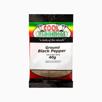 Cool Runnings Ground Black Pepper 40g - Case of 12