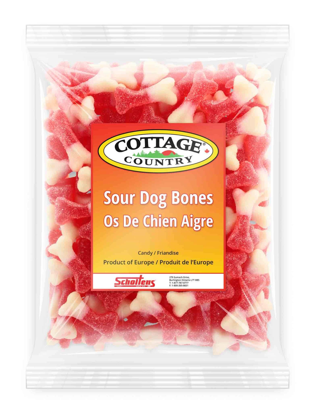 Cottage Country Sour Dog Bones (Case of 10)