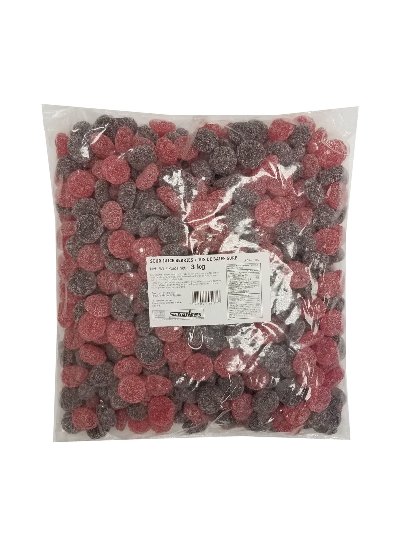 Scholtens Sour Juice Berries 3kg