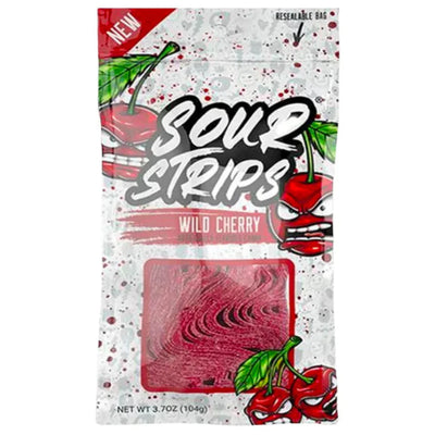 Sour Strips Wild Cherry Peg Bag (Case of 12)