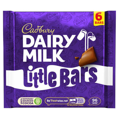 Cadbury Little Bars 6pk - Box of 18 - UK