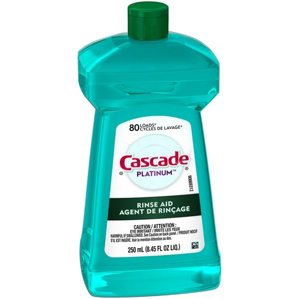 Cascade Power Dry Rinse Aid 80 Loads 250Ml