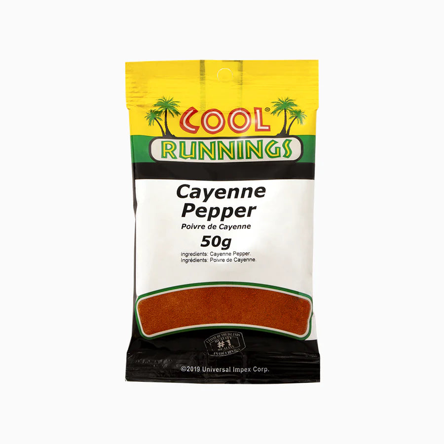 Cool Runnings Cayenne Pepper 50g - Case of 12