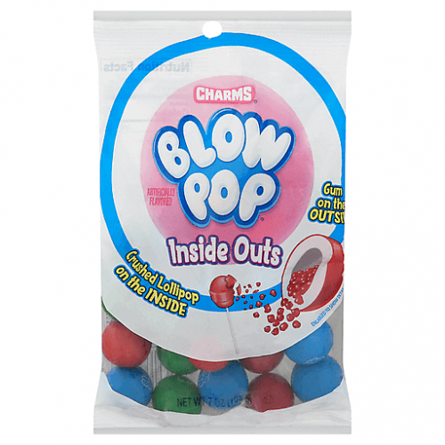 Charms Blow Pop Inside Outs Peg Bag 198G - Case of 12