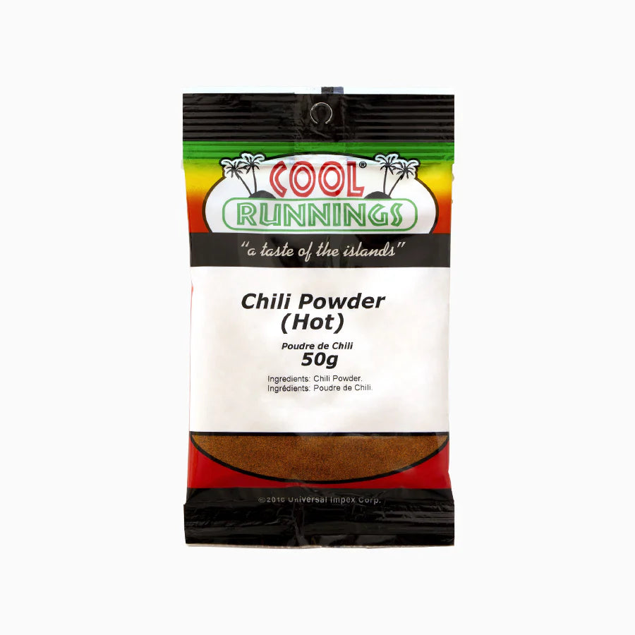 Cool Runnings Chili Powder (Hot) 50g - Case of 12