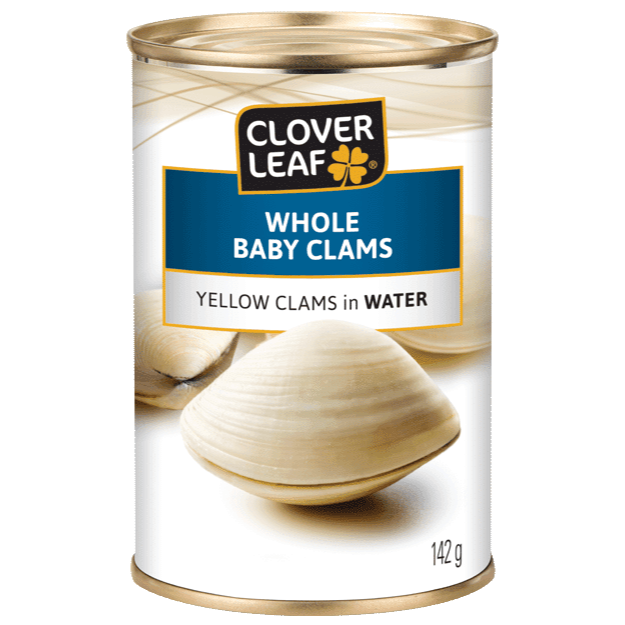 Clover Leaf Whole Baby Clams 142g - Case of 12