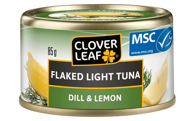 Clover Leaf Flaked Light Tuna Dill & Lemon 85g - Case of 24