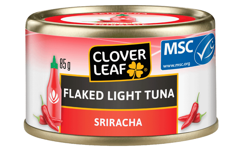 Clover Leaf Flaked Light Tuna Sriracha 85g - Case of 24