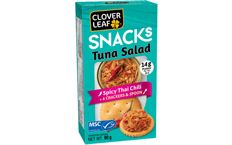 Clover Leaf Snacks Tuna Salad Spicy Thai Chili 90g - Case of 12