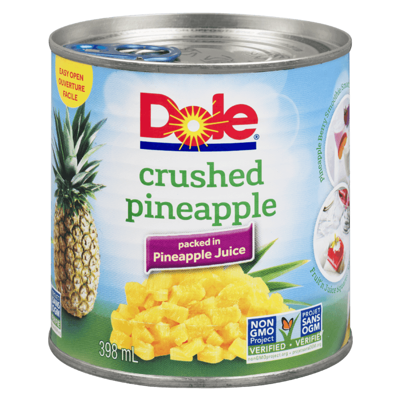 Dole Crushed Pineapple 398ml (24 Pack)