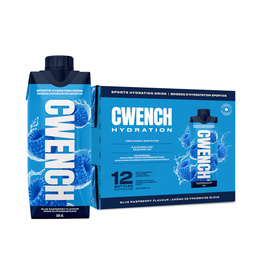 Cwench Hydration Blue Raspberry 500ml - (Case of 12)