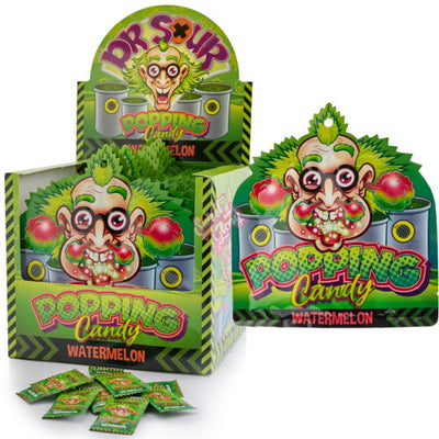 Dr Sour Popping Candy Watermelon 15g - 20ct
