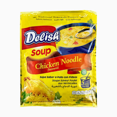 Delish Chicken Noodle Soup Mix 60g - 12ct