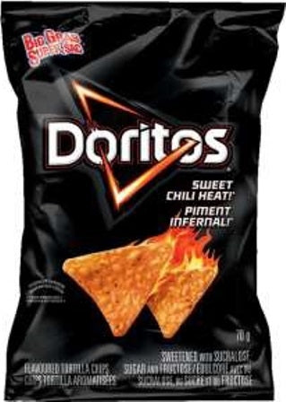 Doritos Sweet Chili Heat! Tortilla Chips 70g - 32 Count