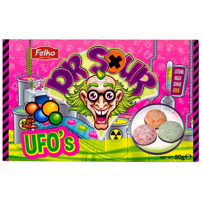 Dr Sour UFO's Theatre Box 80g - 12ct