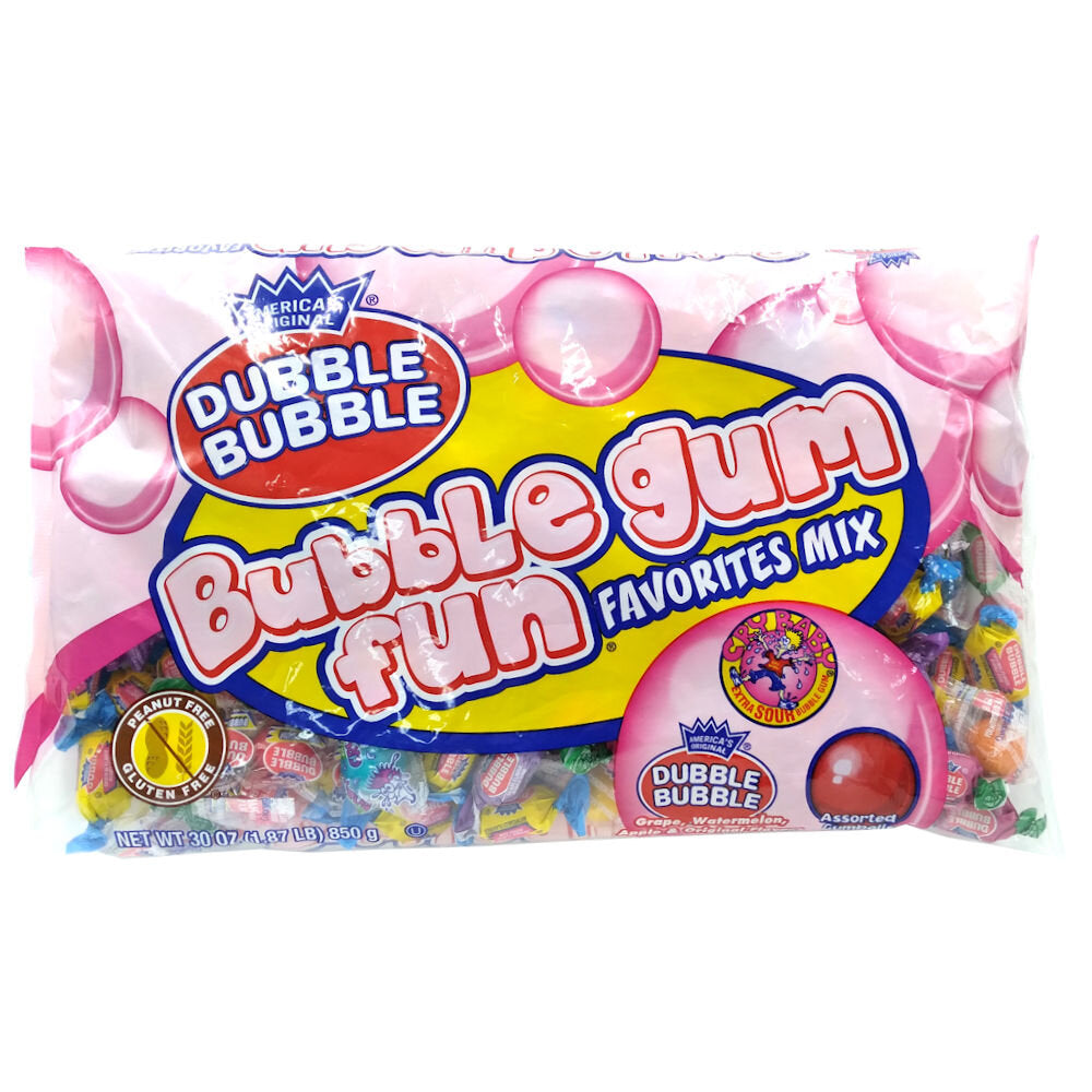 Dubble Bubble Bubble Gum Fun Favorites Mix Bag 30oz