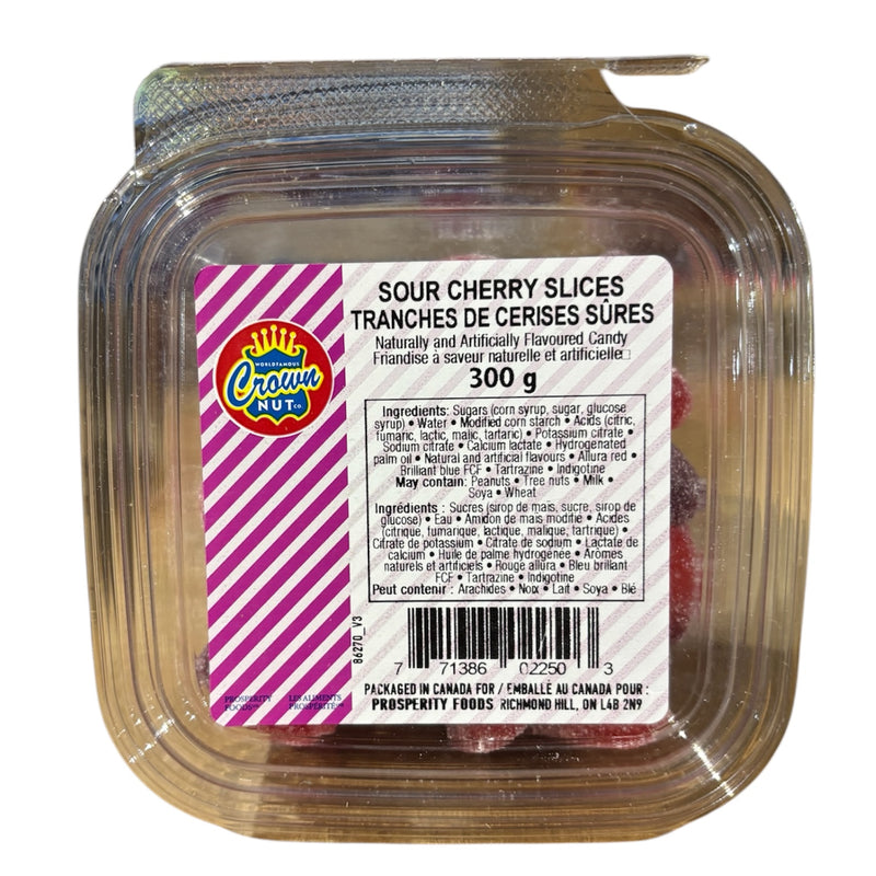 Crown Nut Sour Cherry Slices 300g