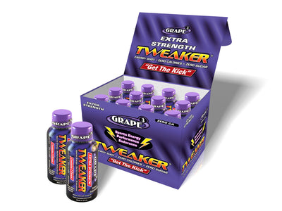 Tweaker Energy Shot Drink Grape 60ml (12 Pack)