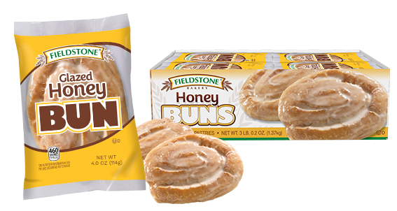 Fieldstone Glazed Honey Bun - 12ct