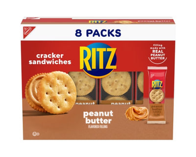 Ritz Peanut Butter Sandwich Crackers - 8ct