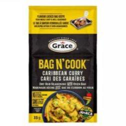 Grace Bag N' Cook Caribbean Curry 35g - Case of 8