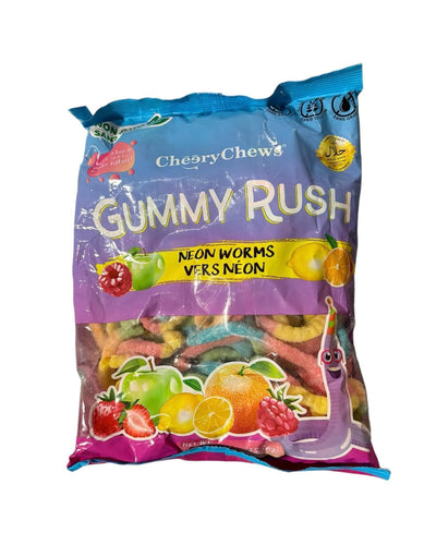 Gummy Rush Neon Worms 1kg