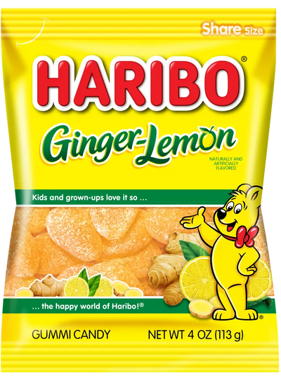 Haribo Ginger Lemon (Case of 12)