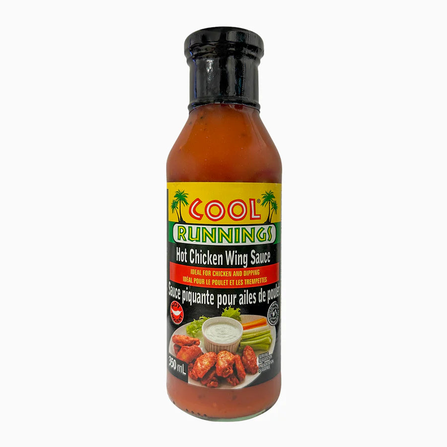 Cool Runnings Hot Chicken Wing Sauce 350ml - Case of 12