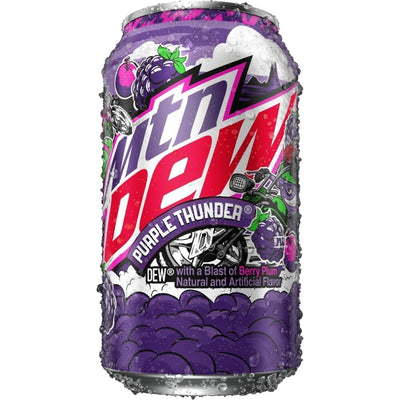 Mountain Dew Purple Thunder - Case of 12 (BB: AUG 19)